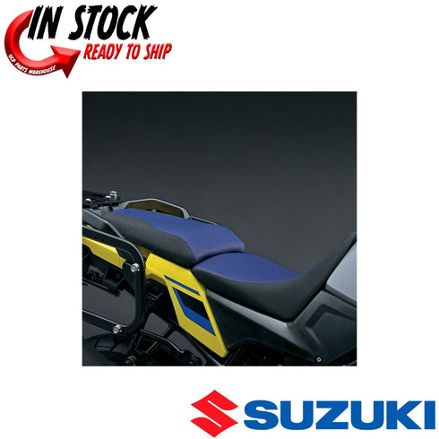SUZUKI LOW SEAT BLUE/BLACK 2023 - 2024 VSTROM 1050DE ONLY GENUINE OEM NEW